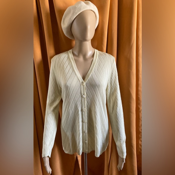 VTG Jaeger Button Up Cardigan - Picture 3 of 7